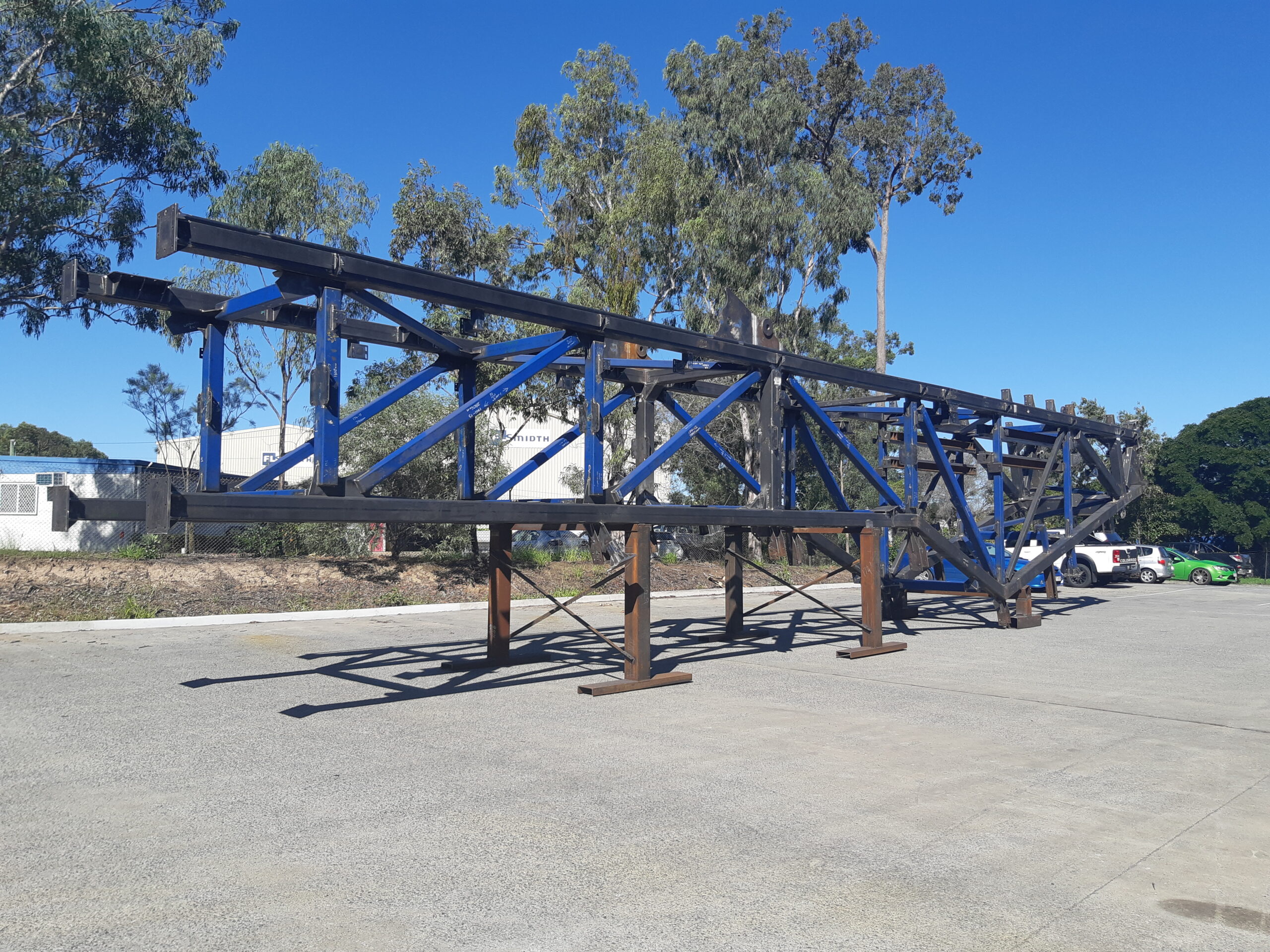 Radial Stacker Steel Fabrication - DWW Engineering