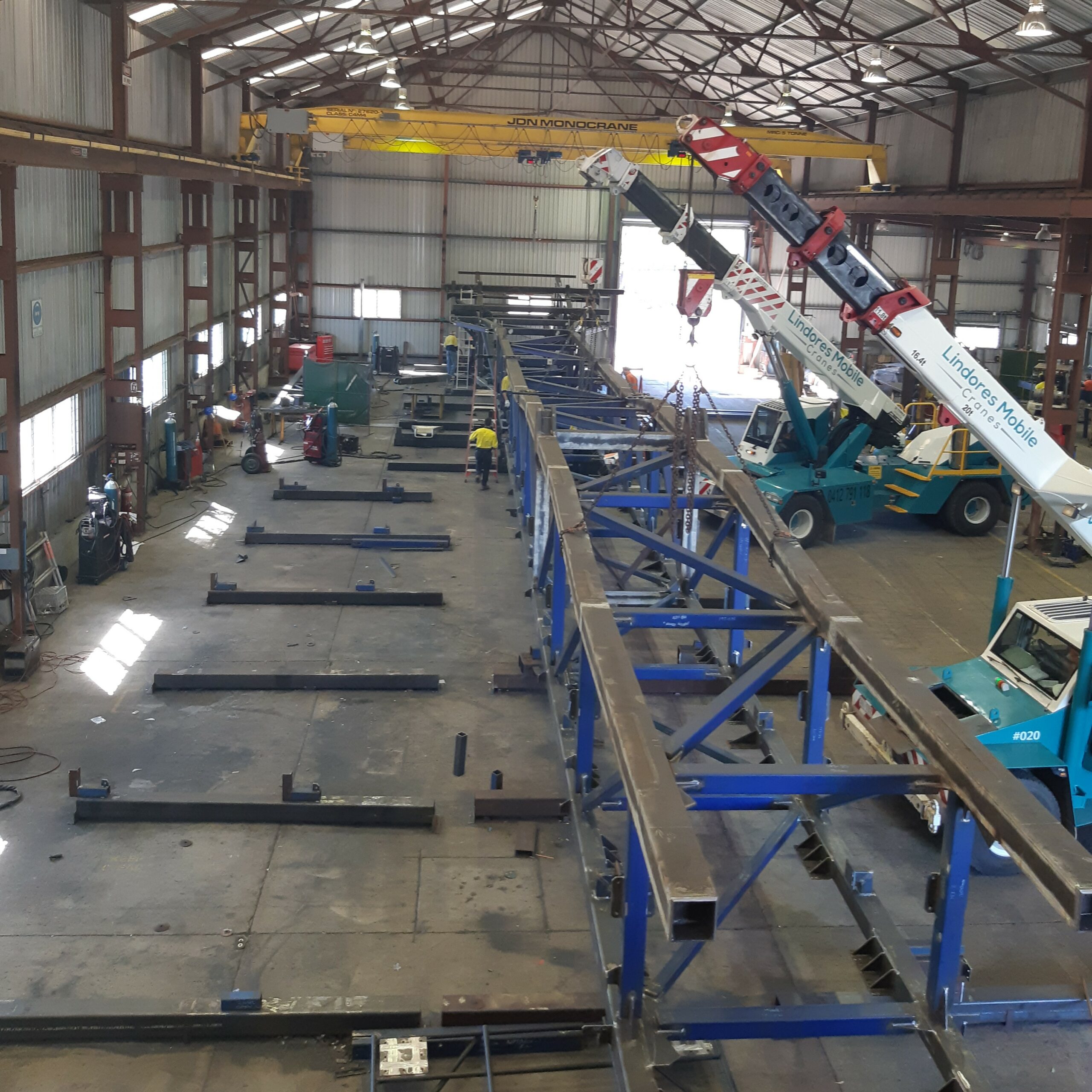 Radial Stacker Steel Fabrication - DWW Engineering