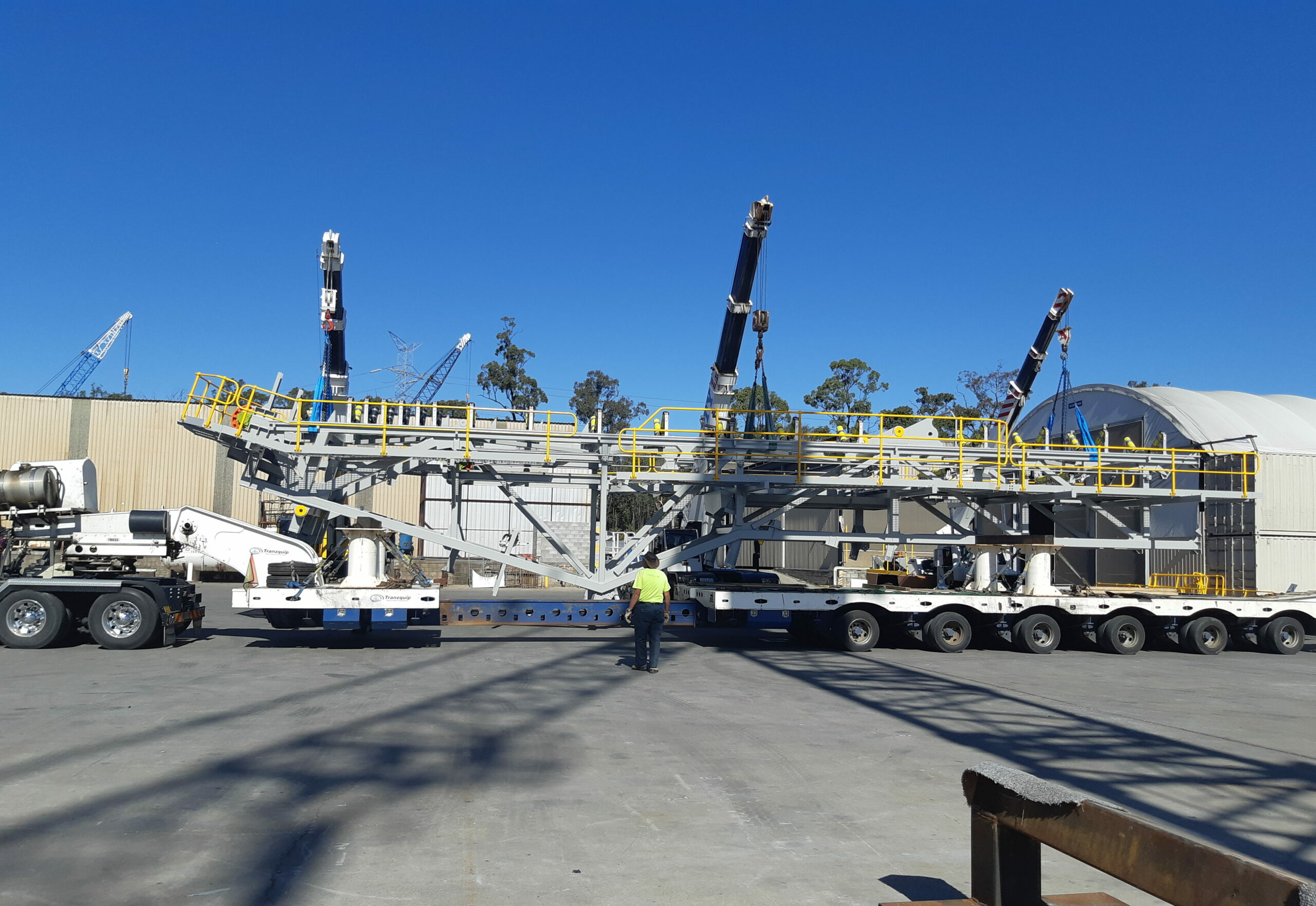 Radial Stacker Steel Fabrication - DWW Engineering